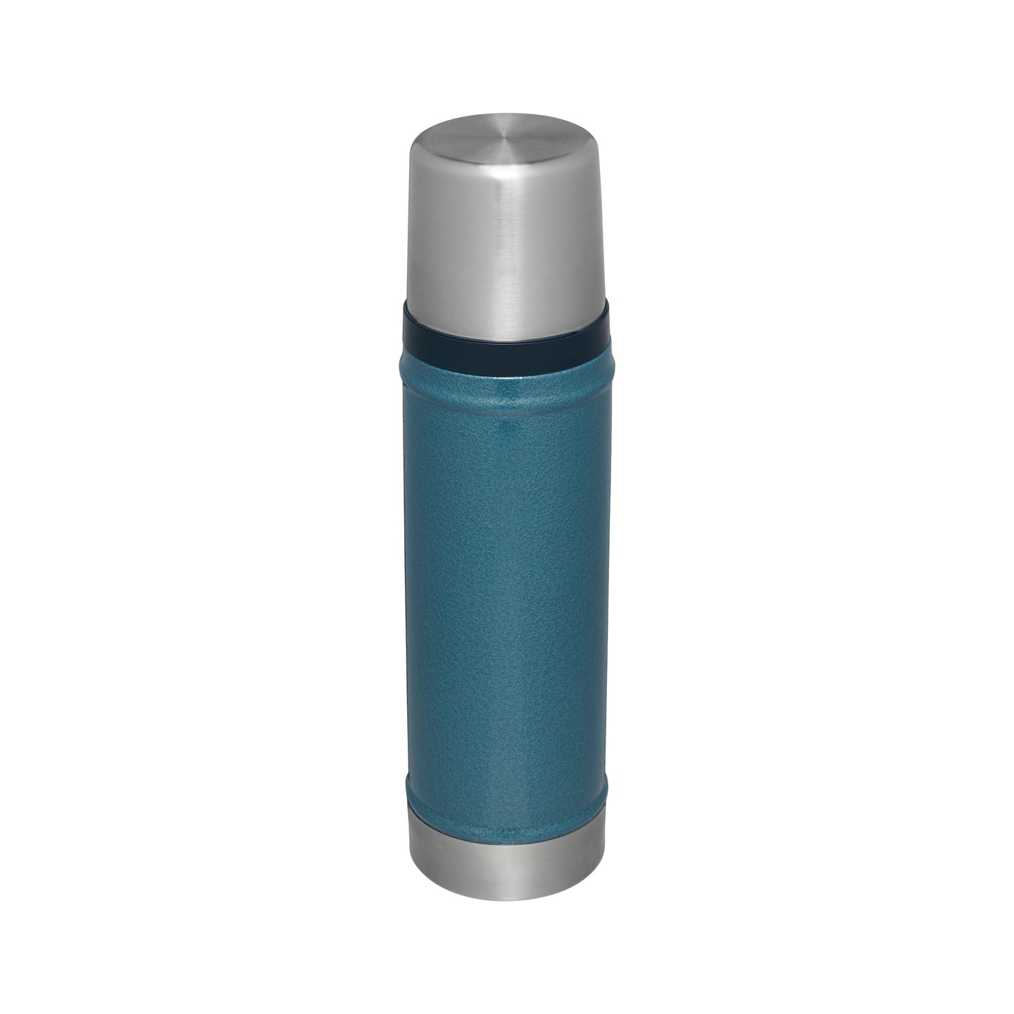 Stanley 1913 Classic Legendary Thermos Bottle 0.59L - Thermos Keeps Hot or Cold for 18 Hours - Stainless Steel Thermos Flask - BPA Free - Dishwasher Safe - Hammertone Lake - 10-11345-043