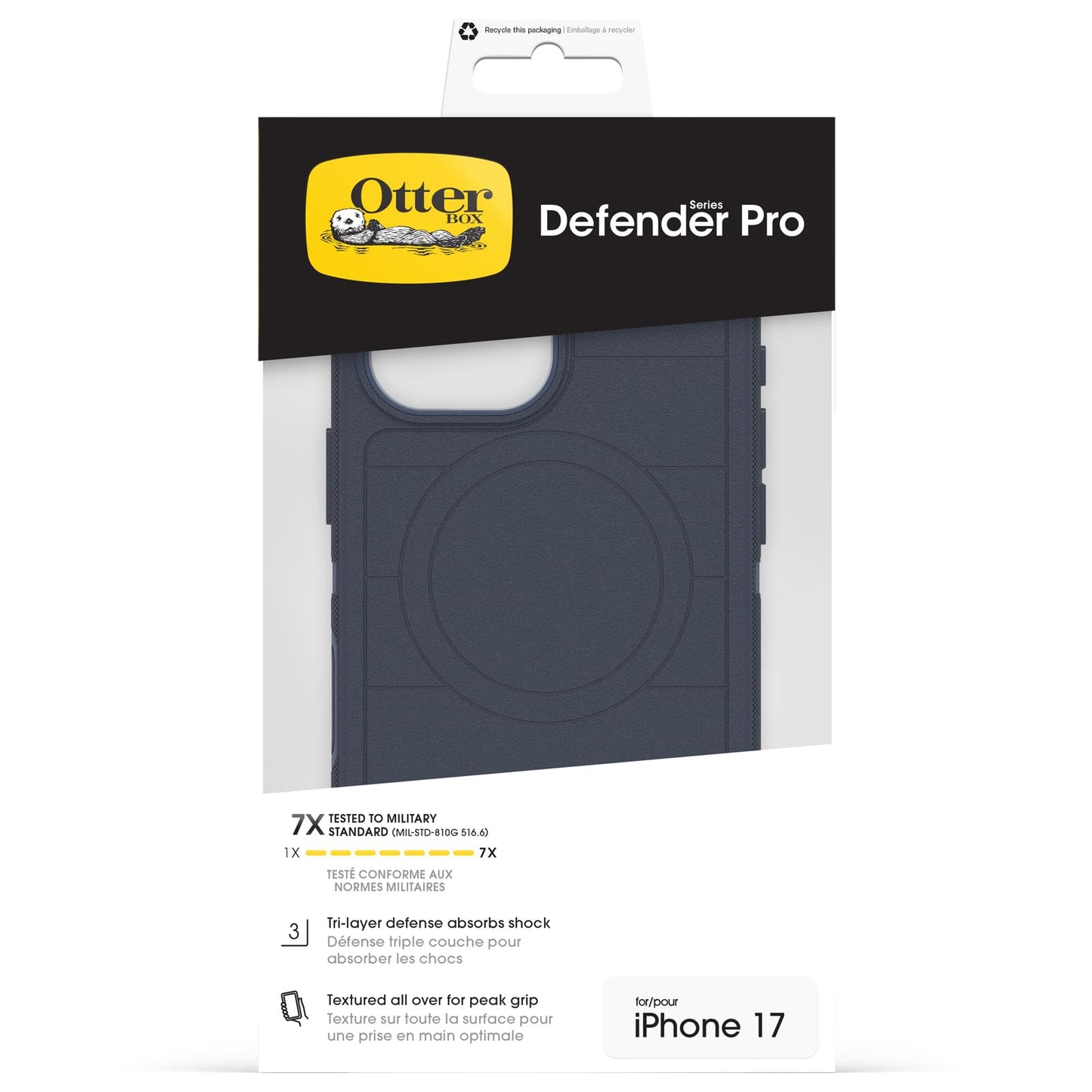 OtterBox Defender Pro MagSafe Case for iPhone 17, Blue - 77-98358