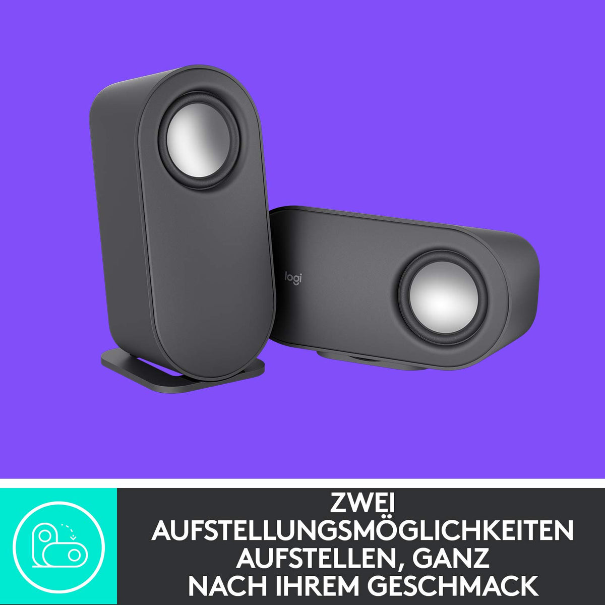 Logitech Z407 boxe pentru computer Bluetooth cu subwoofer - 980-001348
