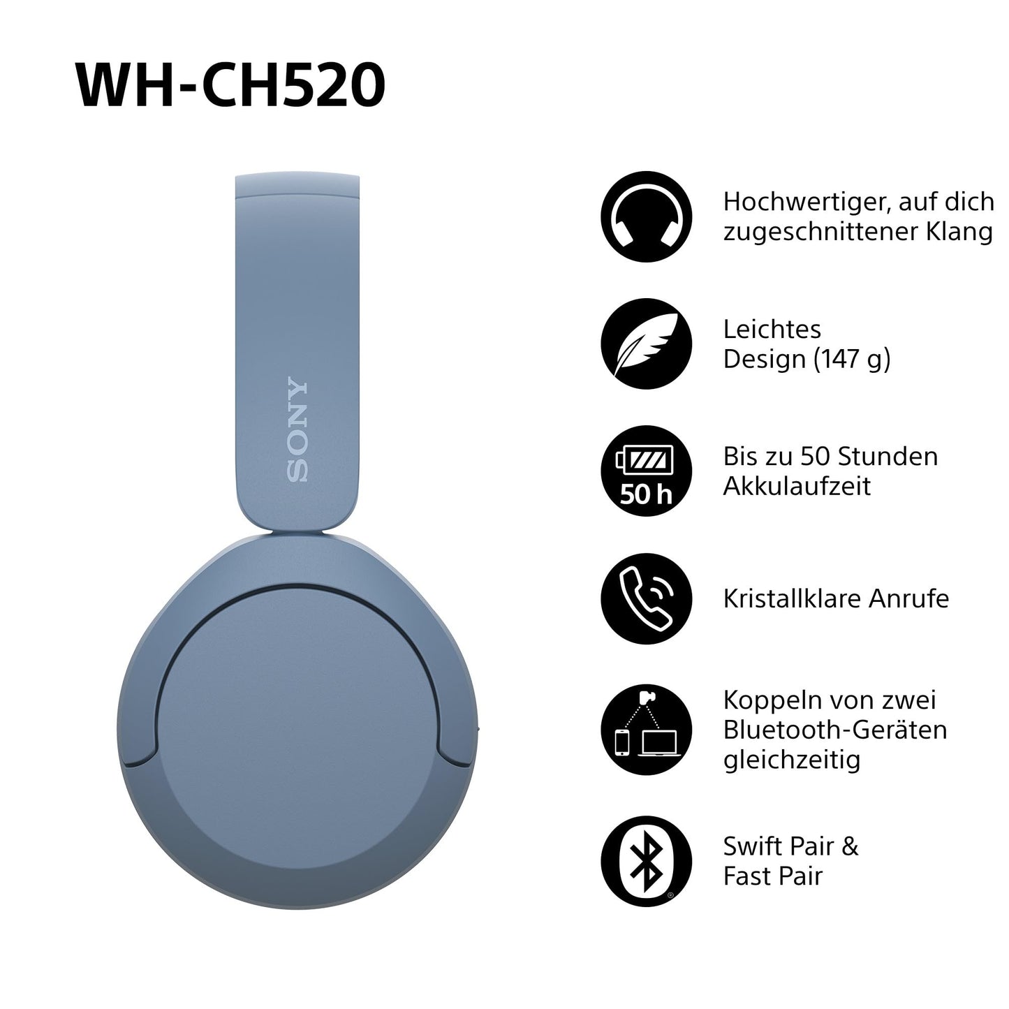 Sony WH-CH520 (WHCH520)