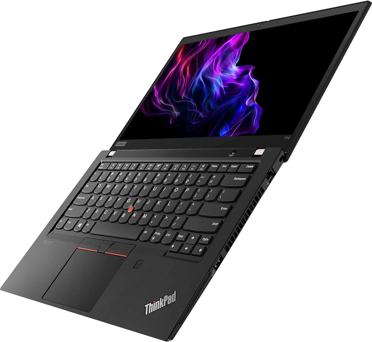 Lenovo Thinkpad T14 Gen 1 Laptop de afaceri, 14 inch FHD (1920x1080), Intel Core i7-10510U, 16 GB RAM, 256 GB SSD, tastatură US QWERTY, Windows 11 Pro (recondiționat)