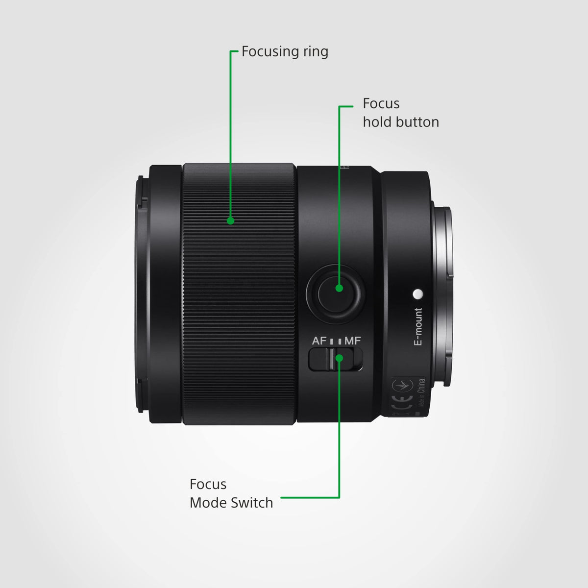 Sony SEL35F18F – Obiectiv fix cu unghi larg FE 35mm F1.8 pentru format complet (APS-C, E-Mount, compact și luminos, compatibil cu seria Sony Alpha A7, seria A6000, ZV-E1, ZV-E10)