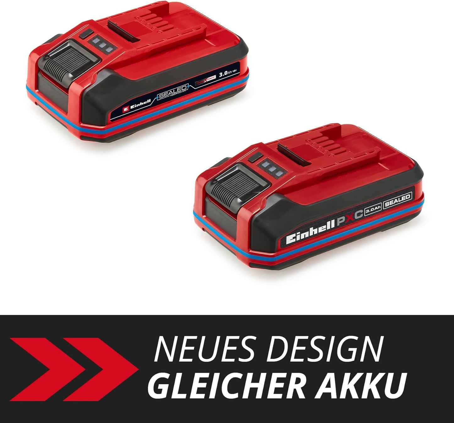 Original Einhell 18V 3.0 Ah Sealed Power X-Change Plus (18 V battery, water and dust protected, protection class IP57, universally usable for all PXC devices, without charger) - 4511618