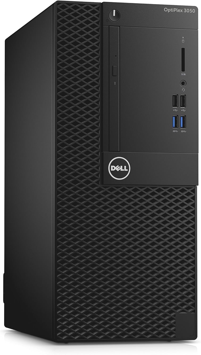 Dell Optiplex 3050 Mini Desktop PC, Intel Core i3-7100, 8 GB RAM, 256 GB SSD, WLAN, Bluetooth, US Layout, Windows 11 Pro (Refurbished)