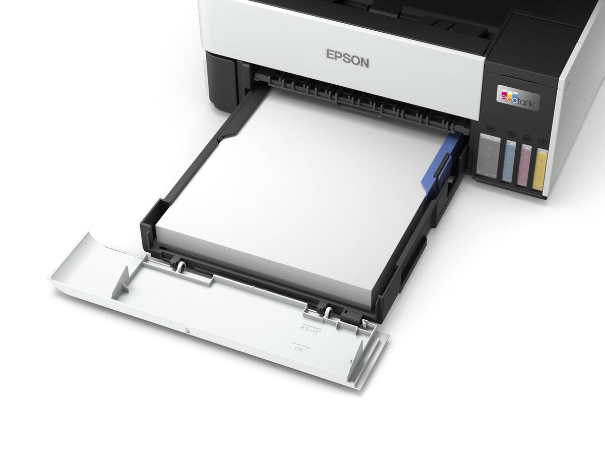 Epson EcoTank ET-5150 Ink Tank Printer | for small offices & businesses | WiFi & Ethernet | A4 | Print, Copy, Scan | Duplex Printing | 6.1 cm Touchscreen | 35 Pages Document Feeder