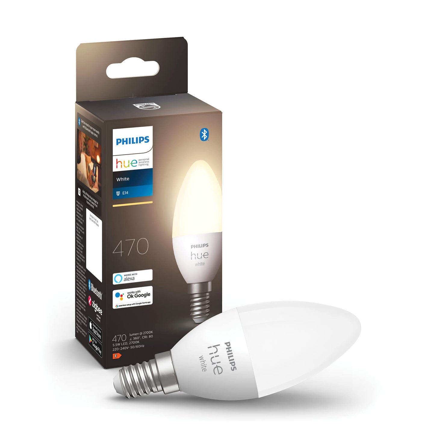 Philips Hue White Candle E14 (929003021101)