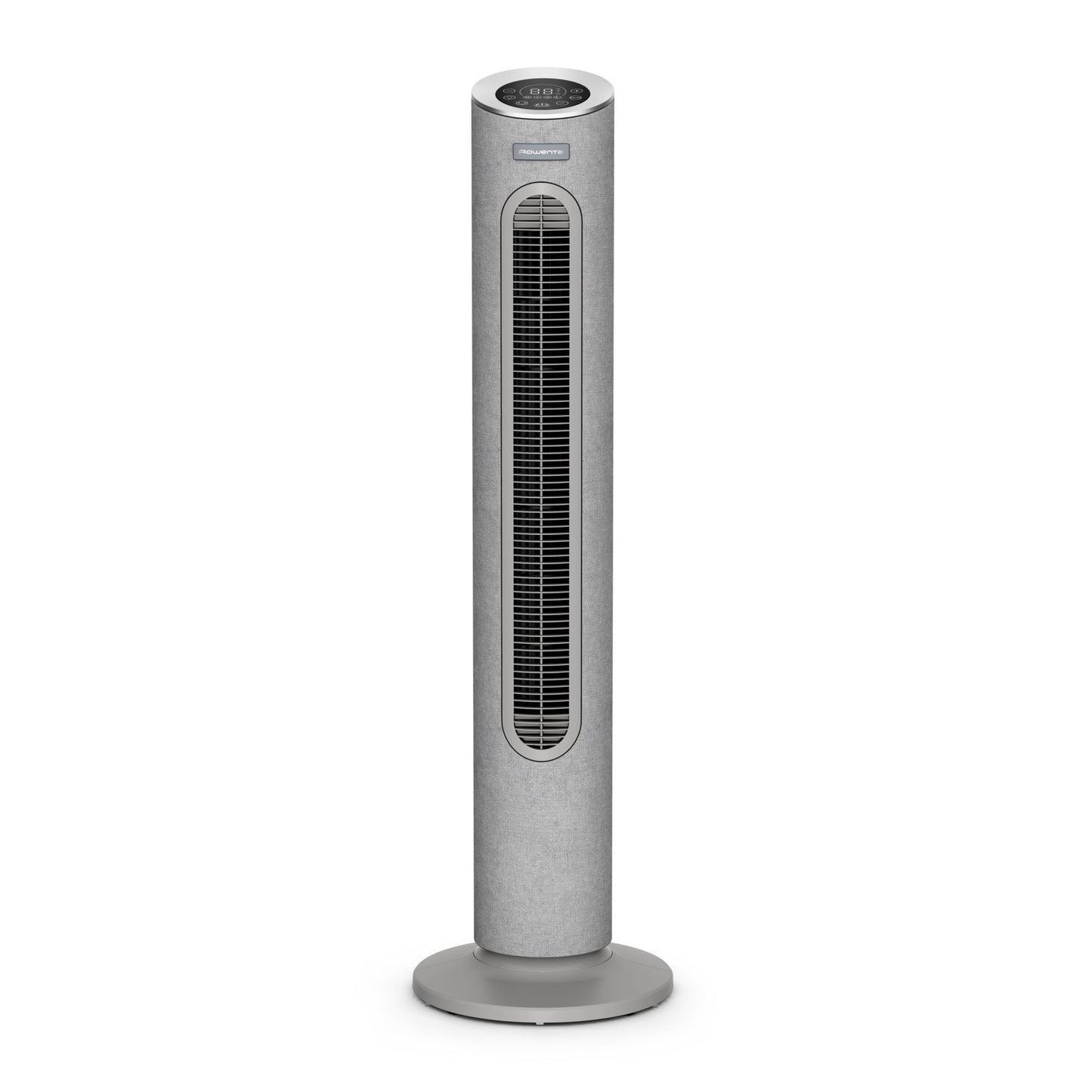 Rowenta Eole Home Tower Fan, Only 40 dB(A) at Lowest Speed, Energy Saving, 7 Speeds/3 Modes, Timer, Remote Control, Gray, VU6980F0