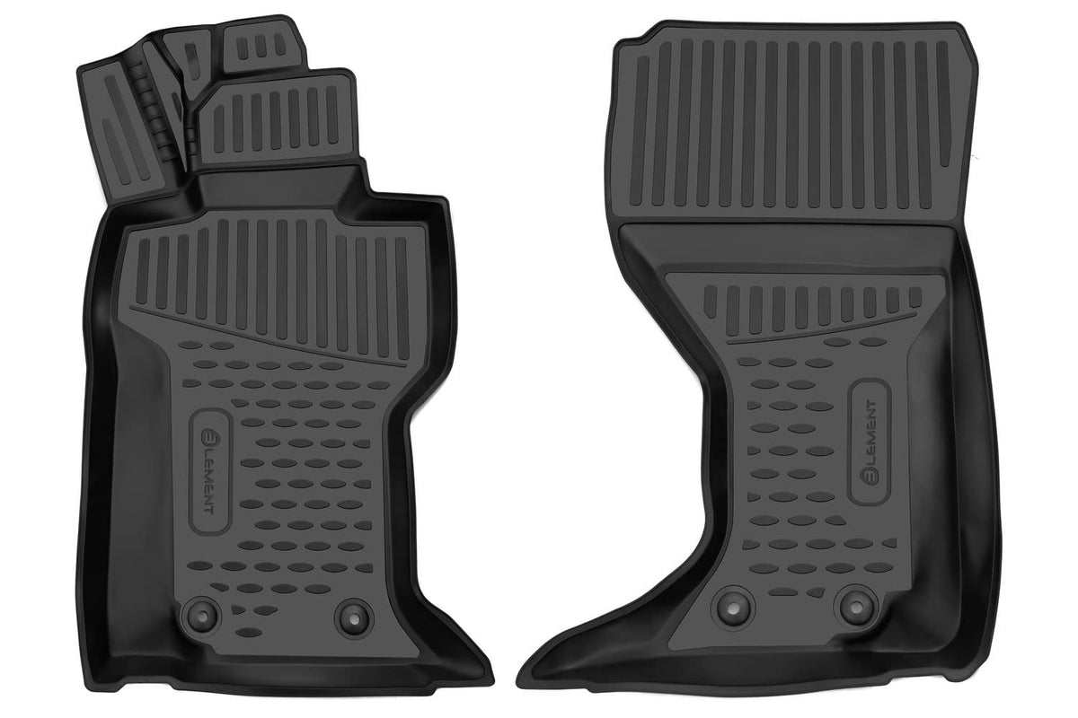 Element 3D Rubber Floor Mats suitable for Mazda MX-5 | (ND) | 2015 - Present | 100% Custom-Fit All-Weather Floor Mats made from TPE, high edge, waterproof, non-slip, odorless - EXP.ELEMENT3DA18358210k.F