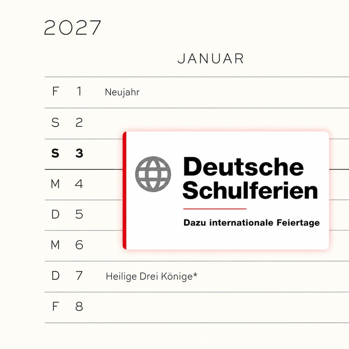 LEUCHTTURM1917 Calendar săptămânal 2027 punctat mediu (A5) cu caiet - Planificator de întâlniri german, Dusty Rose, ianuarie-decembrie 2027, Prezentare generală săptămânală în stânga + Pagina de note în dreapta - 400091