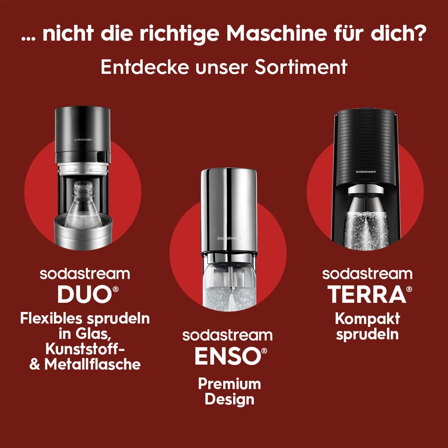 SodaStream Crystal 3.0 soda maker with 2x Quick-Connect CO2 cylinders and 2x glass carafes - 1100462490