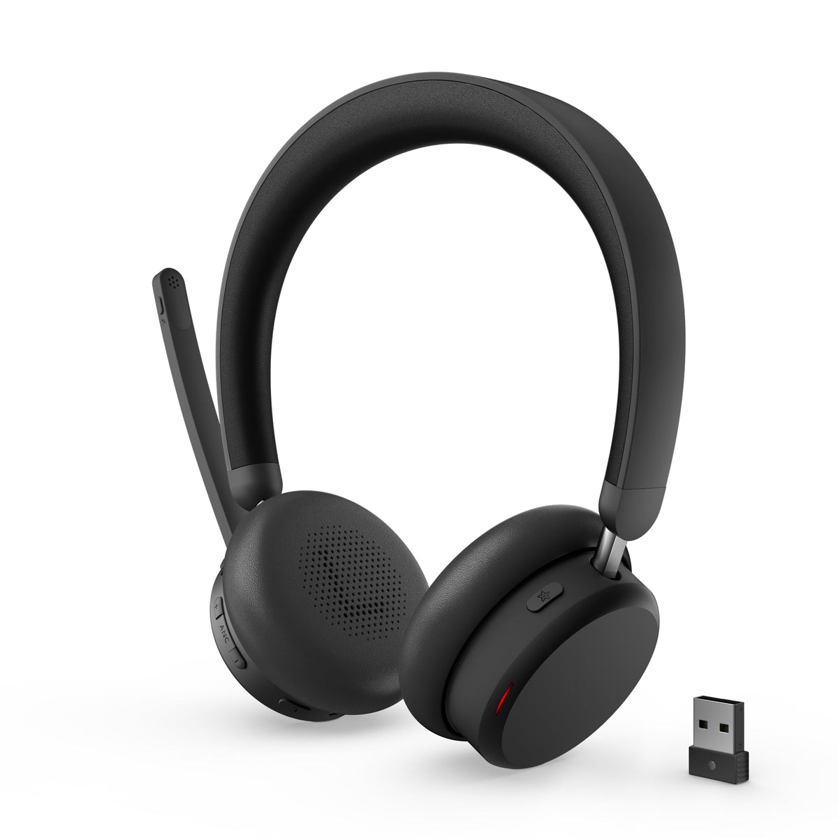 Lenovo 6550 - Headset - On-Ear - Bluetooth - wireless - active noise cancellation - Black - Certified for Microsoft Teams - 4XD1S19777