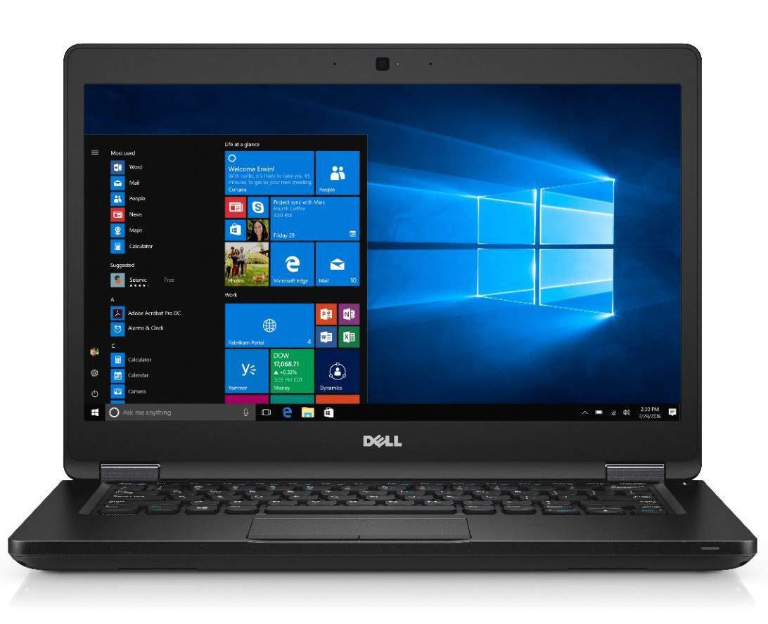 Dell Latitude 5490 14 Inch 1920x1080 Full HD Intel Core i5 8350U 256GB SSD Hard Drive 8GB Memory Windows 11 Pro Webcam Notebook Laptop (Refurbished) - 10003959