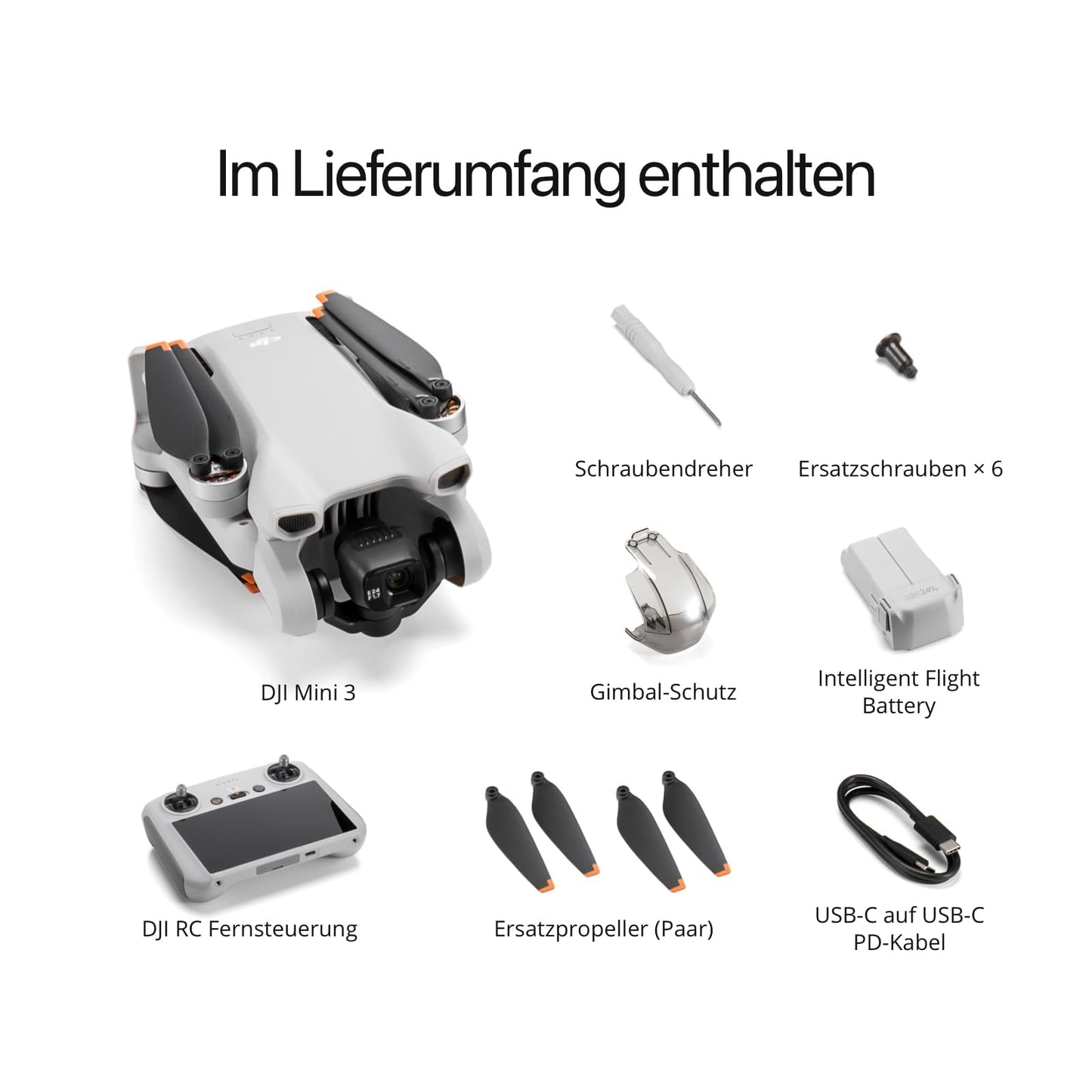 DJI Mini 3 (DJI RC) – Leichte - ‎MT3PD