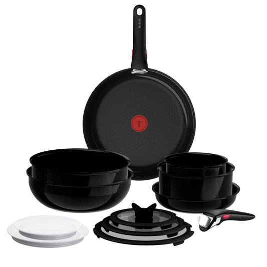 Tefal Ingenio Explore 13-piece Cookware Set, Black, L2679302