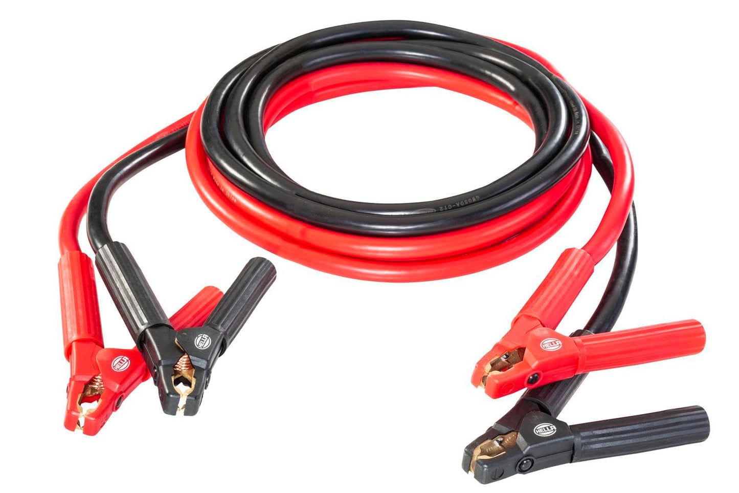 HELLA jumper cable - car jumper cable - 5.0 meters - starter cable for petrol and diesel engines - with carrying bag - 8KS 236 694-001