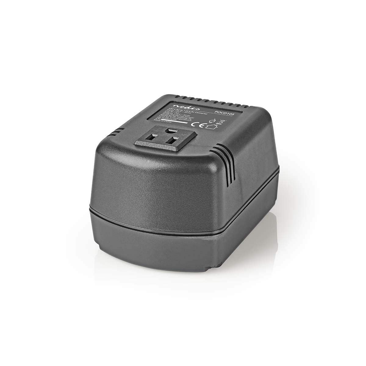 Invertoare - Alimentare de rețea - 230 V AC 50 Hz - 100 W - Contact de protecție - Negru - POCO105