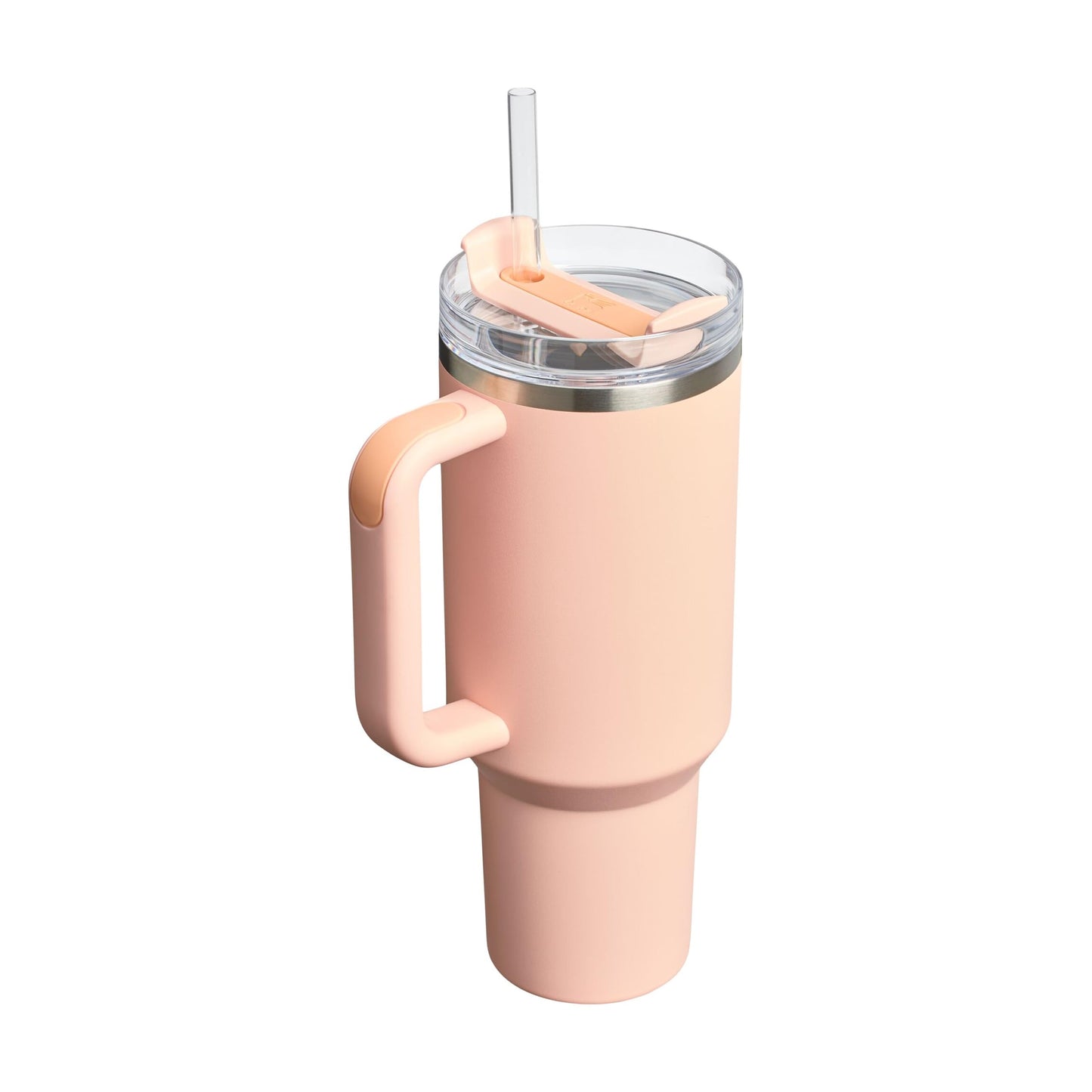 STANLEY 1913 Quencher H2.0 Flowstate Drinking Bottle with Straw 1.2L - Thermo Mug Cools Up to 11 Hours, 48 Ice Cooled - Thermos Bottle BPA Free Stainless Steel - Orange Cream - 100000115663