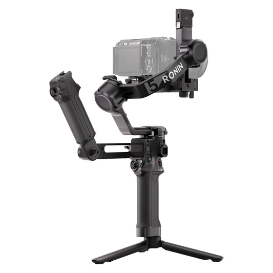 DJI RS 5 Combo, Gimbal Stabilizer for Canon, Sony, Panasonic, Nikon, Fujifilm Cameras, Intelligent Tracking, Electronic Briefcase Handle, Fine Tuning Knobs, New Z-Axis Display - P15C