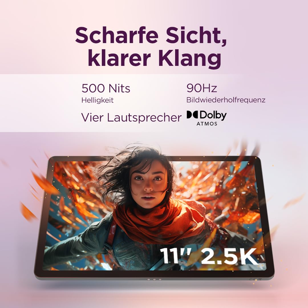 Lenovo Idea Tab | Tablet | AI | 11" | 4GB | 128GB | Android | Blue - ZAFR0638DE