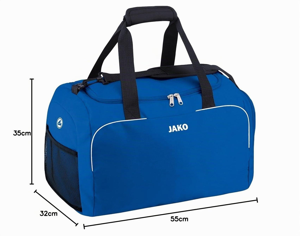 JAKO Classico Sports Bag, Unisex, Blue, approx. 60 Liters - 1950/04/3