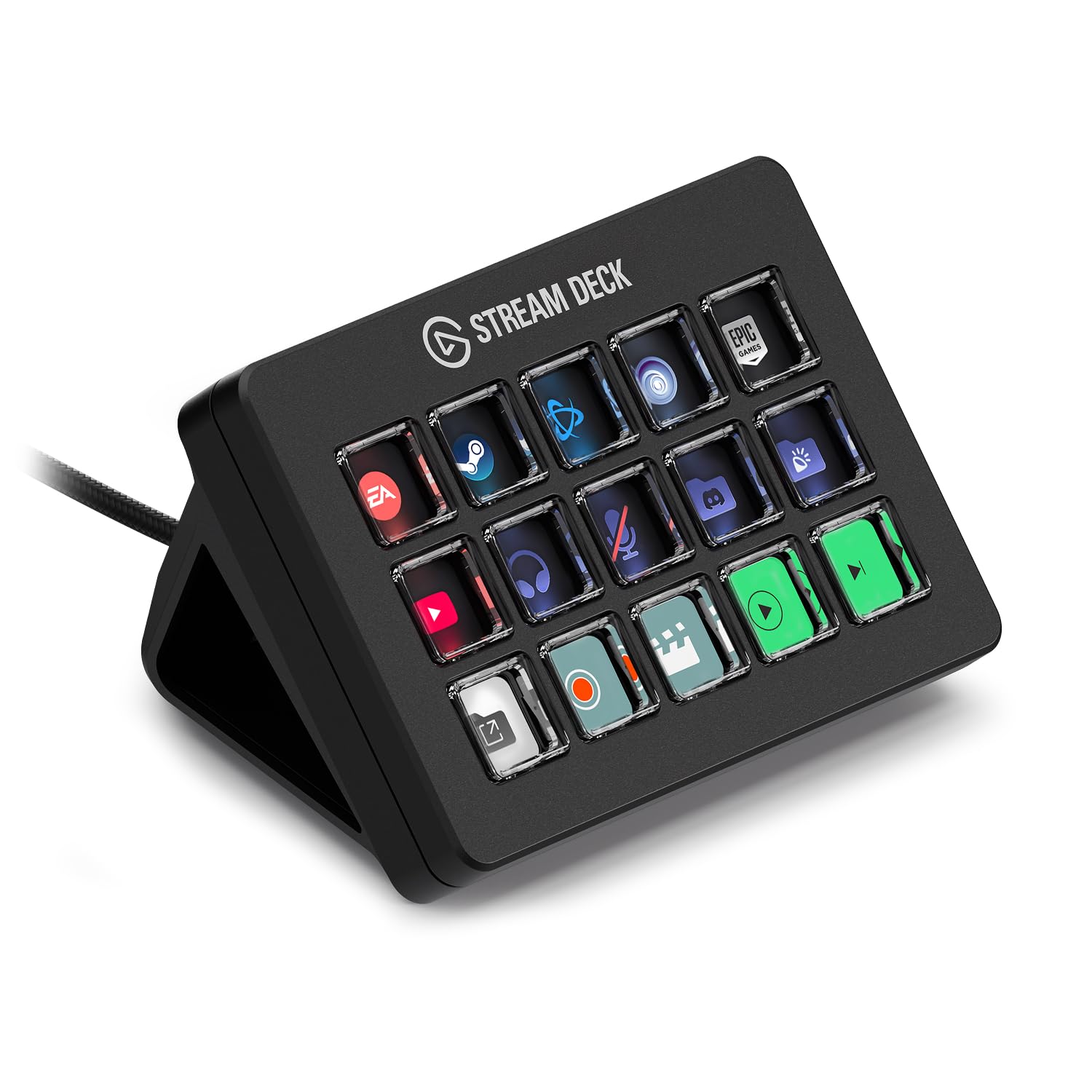 Elgato Stream Deck Scissor Keys, Workflow Controller - 20GBL9901