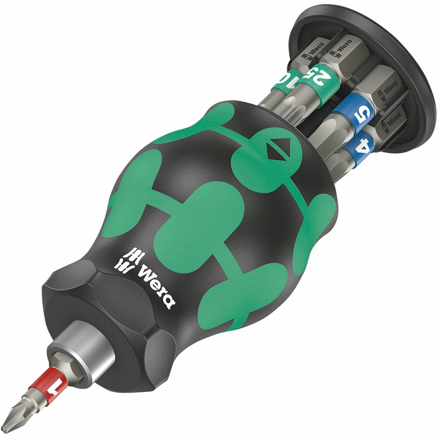 Wera 05004179001 Bicycle Set 11, Stubbi screwdriver with bit magazine, 7 pieces
