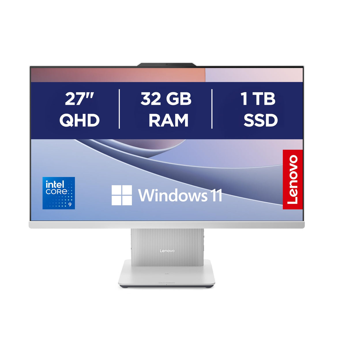 Lenovo IdeaCentre All-In-One | 27" QHD Display | Intel Core 9 | 32GB | 1TB - F0HM00U5GE