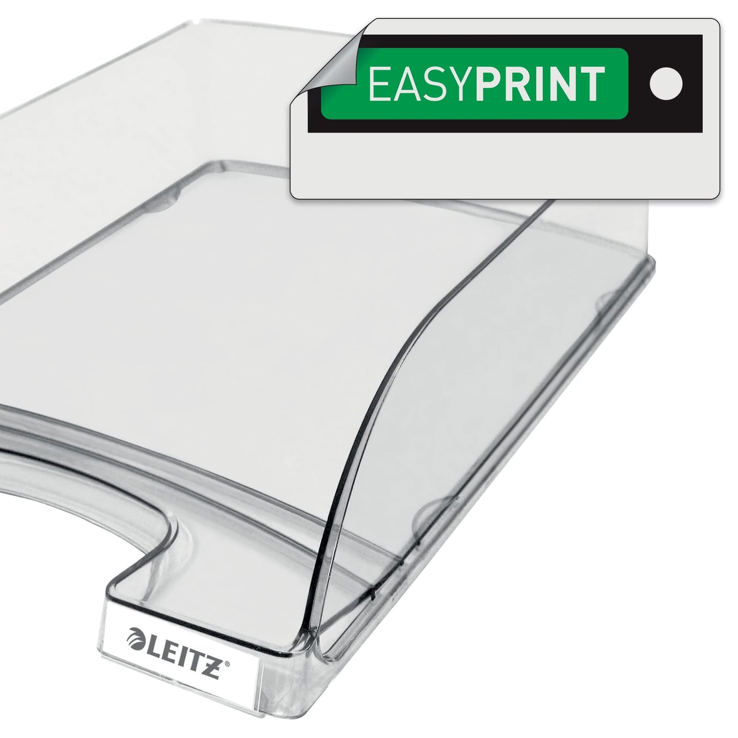 Leitz letter basket standard A4, pack of 5, letter tray in premium quality, stackable storage compartments as desk organiser, can be combined with Plus series, green, 52270055