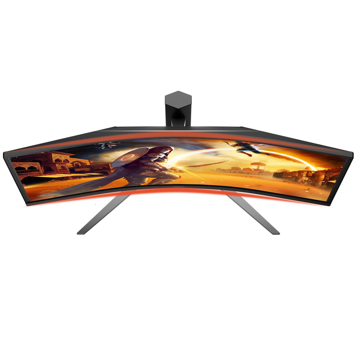 AOC CU34G4ZCA Monitor Curbat de 34 Zoll, UW-QHD, cu Hub USB, 240Hz, Panou Fast VA, 1ms GtG, Adaptive Sync, HDR400, FreeSync Premium, Reglare pe Înălțime, (3440x1440 HDMI 2X 2.1 DP 1x 1.4) Negru