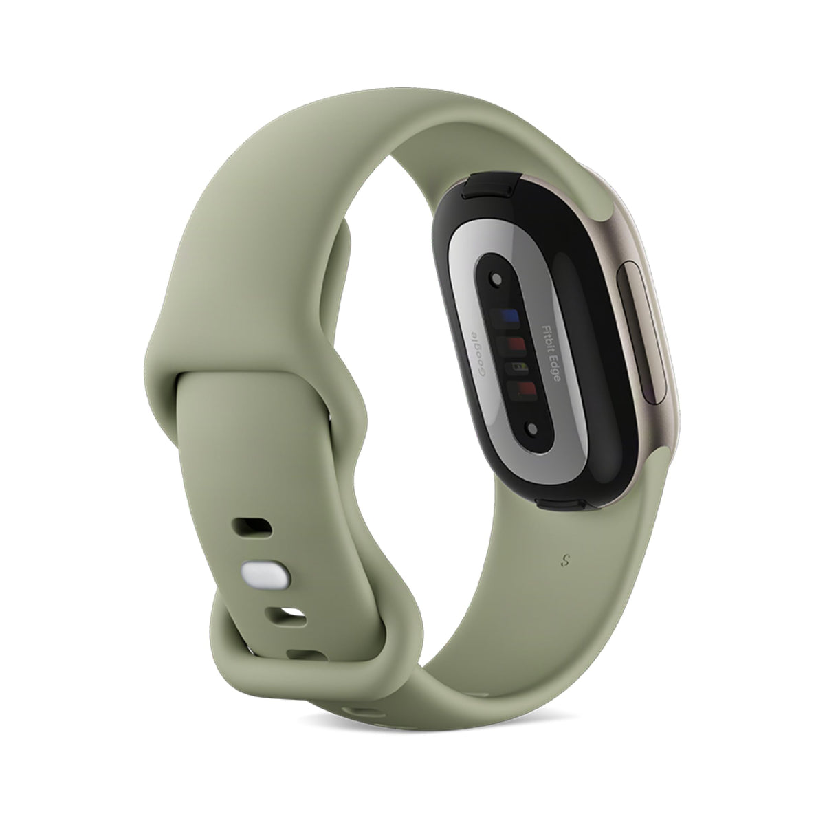 Fitbit Edge by Google - Satin Pyrite Case/Sport Band in Olive - GA11585-EU