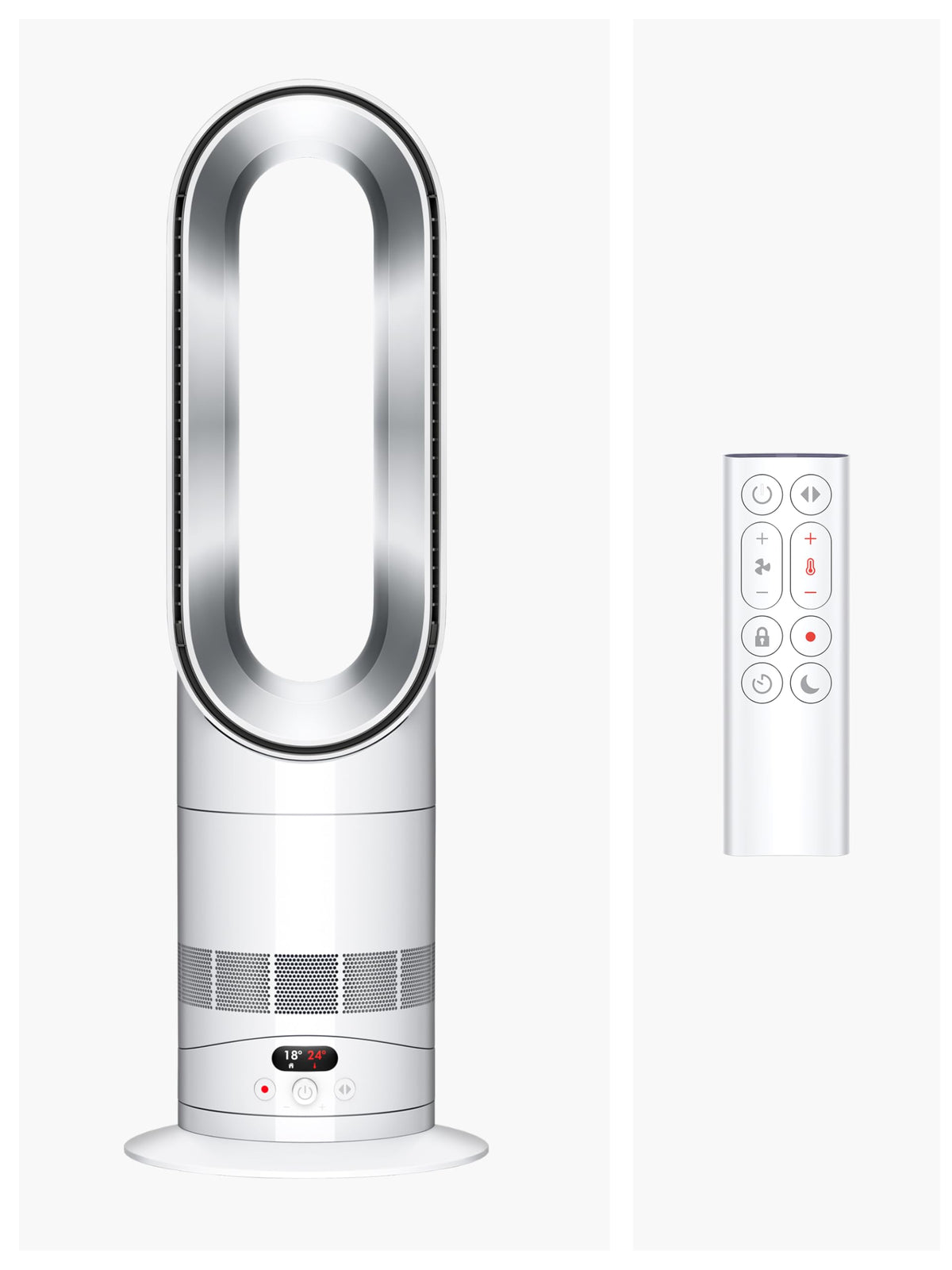 Dyson Hot+Cool™ HF1 Remote Link Pre-heat, Alb/Silver - AM15