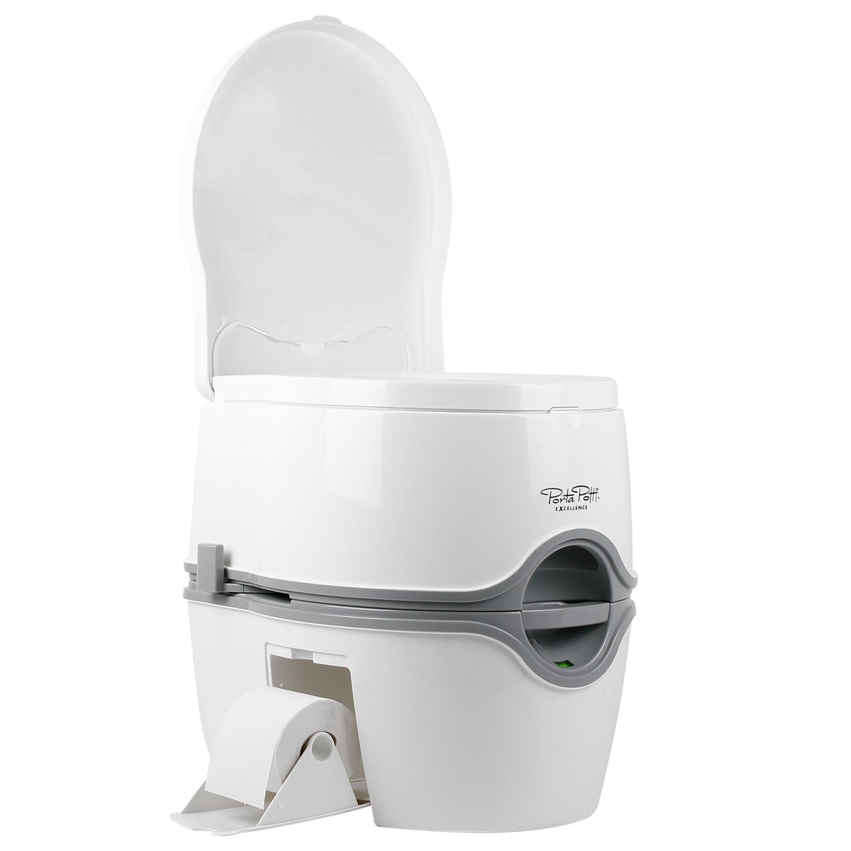Thetford 92820 Porta Potti 565P Toaletă portabilă Qube, Alb-Gri, 448 x 388 x 450 mm