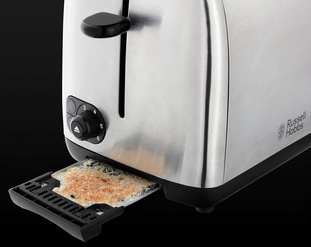 Russell Hobbs Toaster Adventure, Stainless Steel, 2-Slice, 850 Watt, 24080-56
