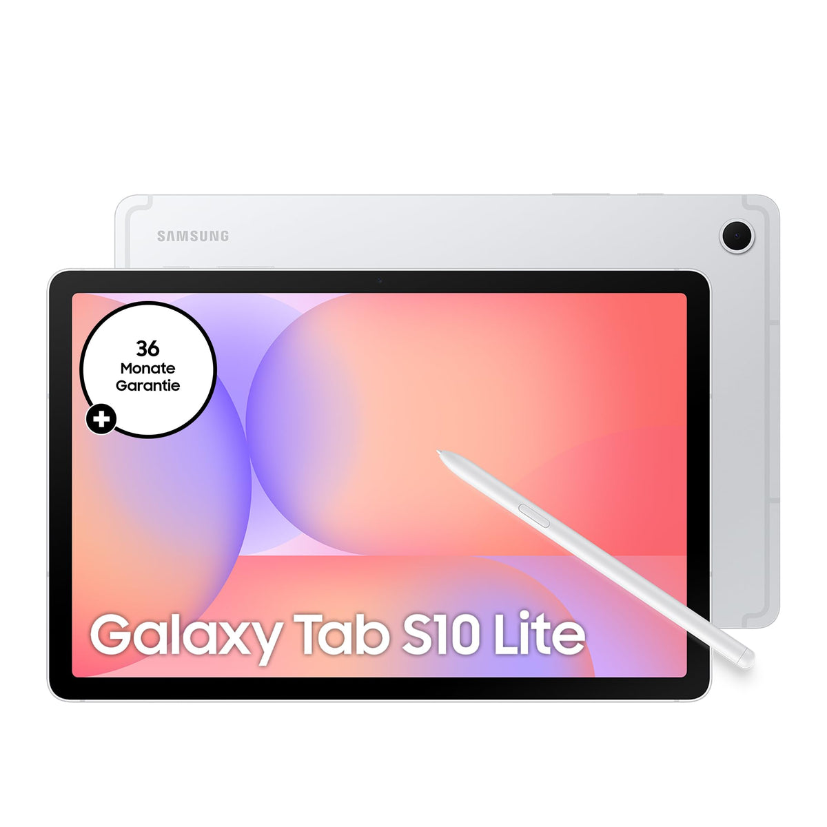 Samsung Galaxy Tab S10 5G Lite AI Tablet, Android Tablet, 6 GB RAM, 128 GB storage, 27.7 cm/10.9" display with 90 Hz, includes S Pen, 5G, Silver, 3 years manufacturer warranty [Exclusive on Amazon] - SM-X510