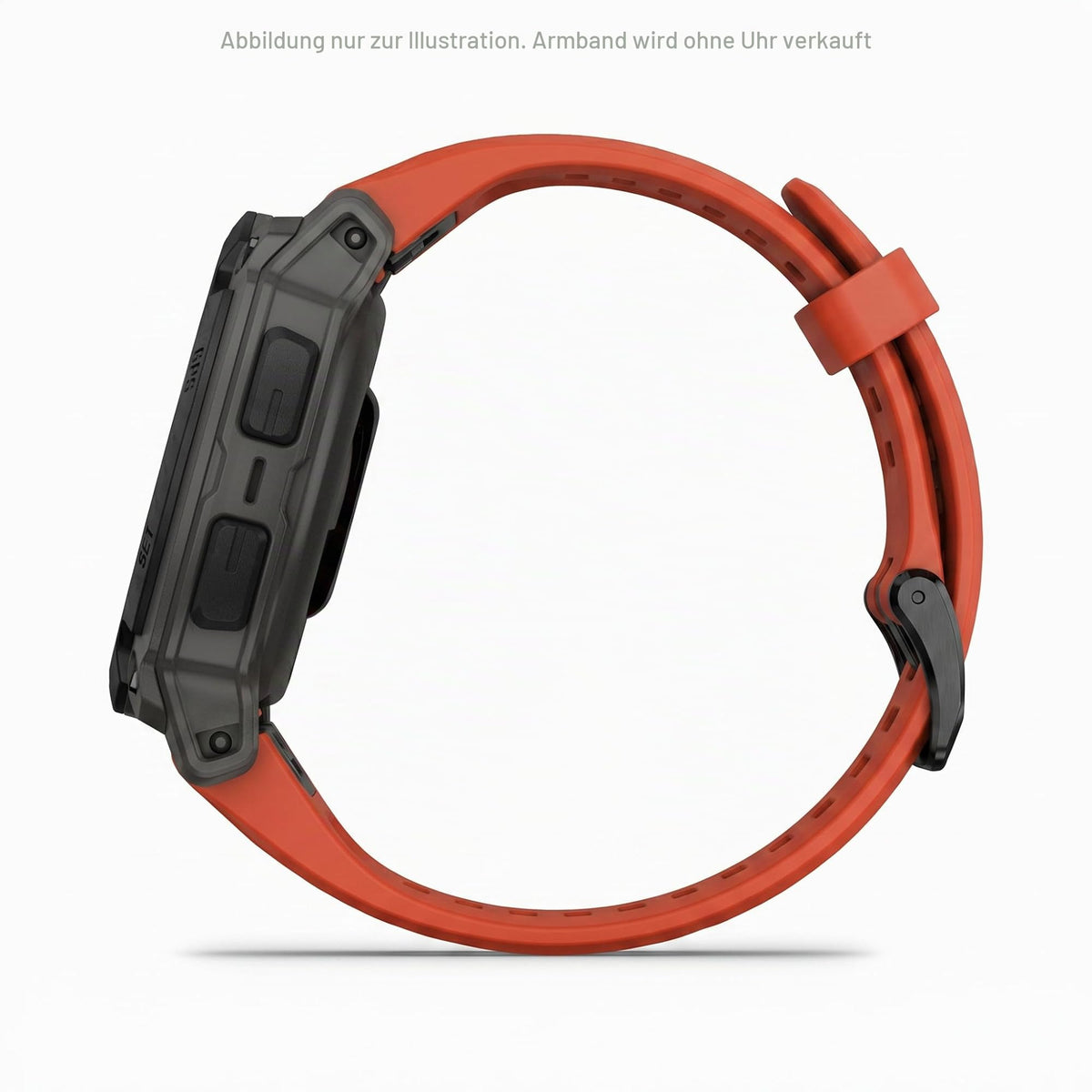 Garmin Quickfit Band 20 mm, Silicone, Flame Red - 010-13102-02