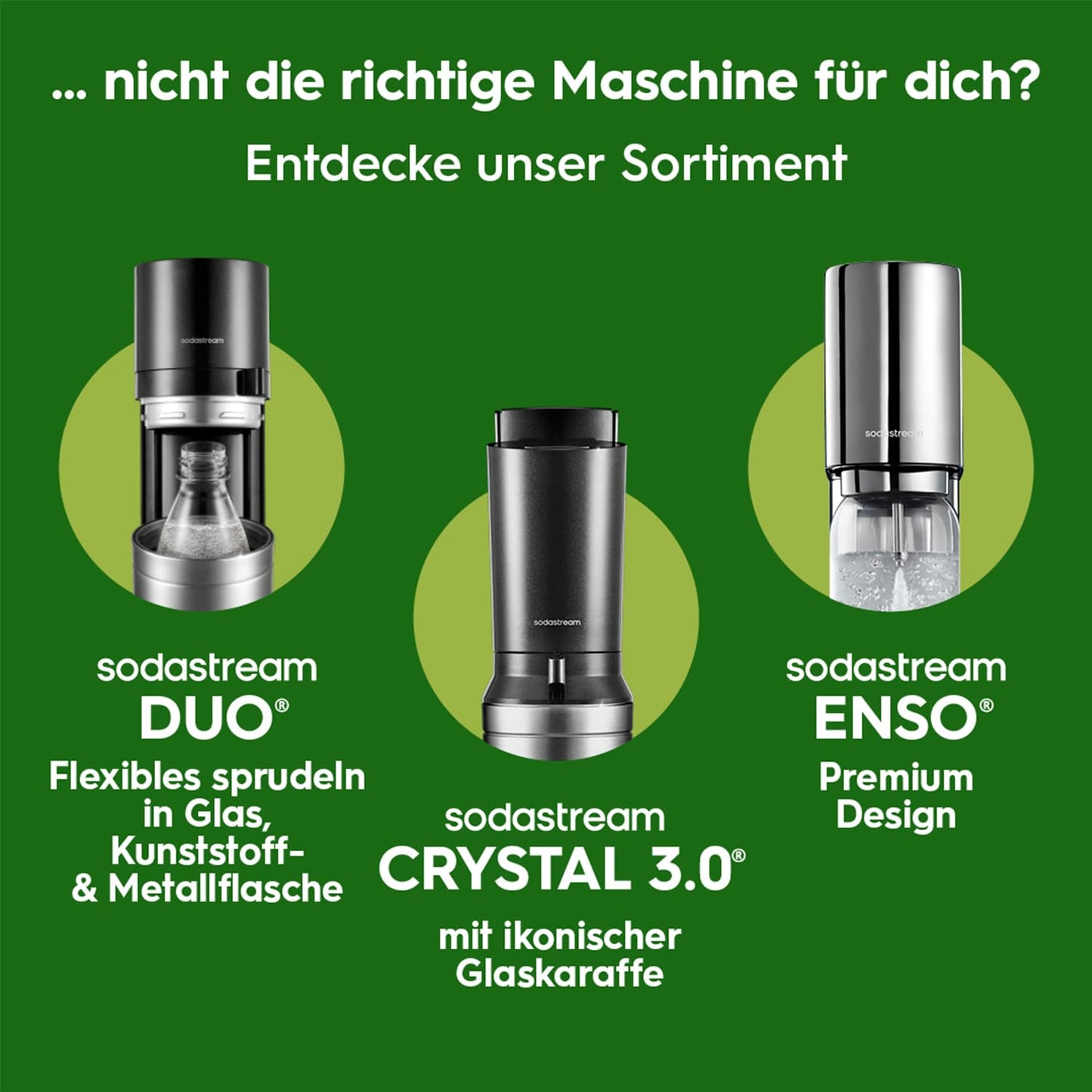 Sodastream water soda maker Terra White Value Pack x 3 with 2 x 1L bottles and 1 x 1/2L bottle dishwasher safe and 1 x CO2 Quick Connect cylinder for up to 60L - 2270213