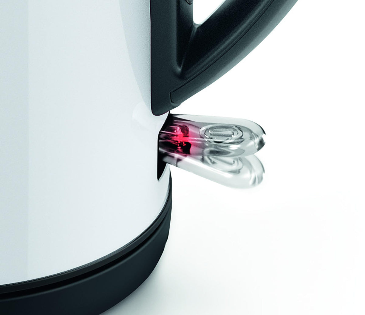 Bosch cordless kettle DesignLine TWK3P421  
 DesignLine cordless kettle, spill-free pouring, cup indicator, water level indicator, overheating protection, 1.7 L, 2400 W, white