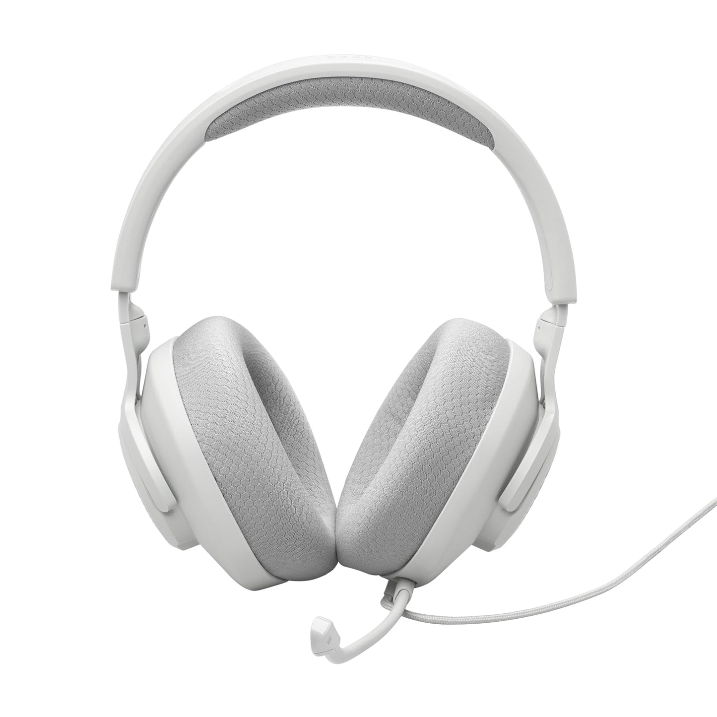 JBL Quantum 100M2 Wired Over-Ear Gaming Headset with JBL QuantumSOUND Signature, 3.5mm jack, multi-platform compatibility and detachable microphone with mute option, white - JBLQTUM100M2WHT