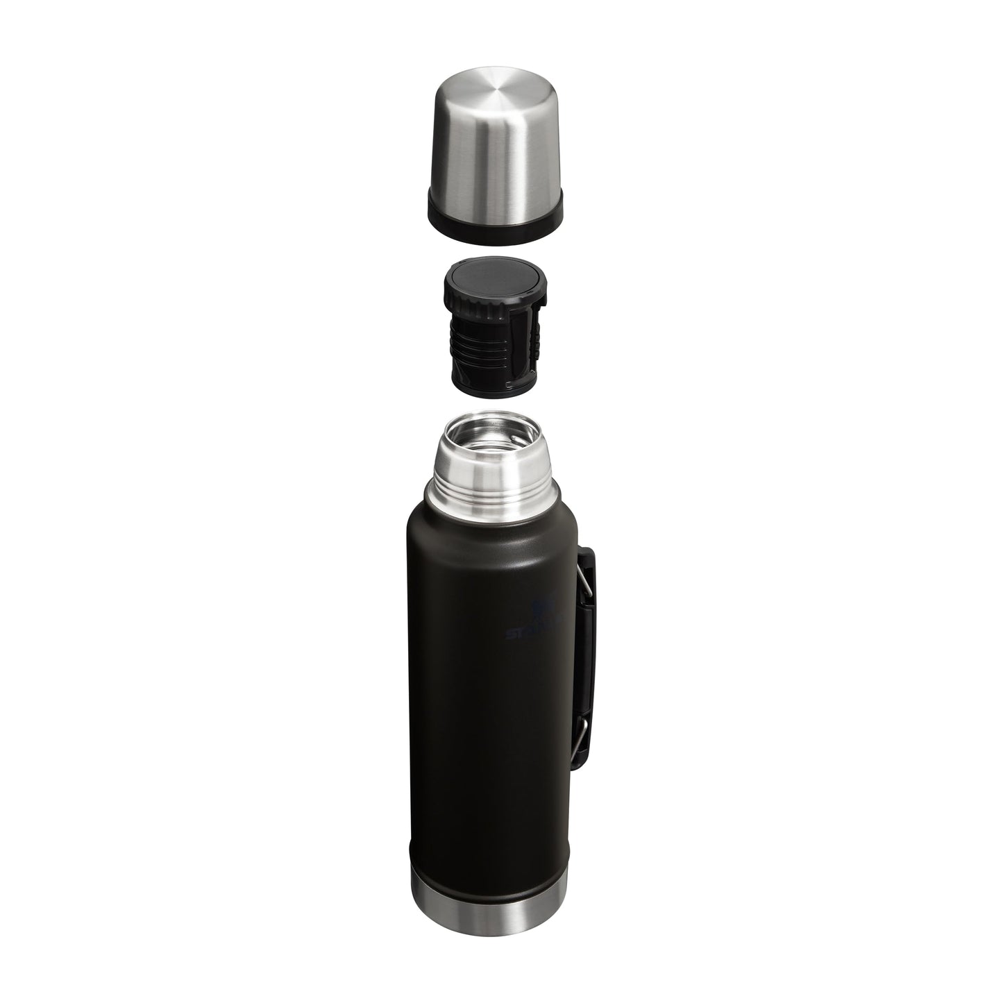 Stanley 1913 Classic Legendary Thermos Bottle 1.4L - Thermos Keeps Hot or Cold for 40 Hours - Stainless Steel Thermos Flask - BPA Free - Dishwasher Safe - Matte Black - 10-08265-002