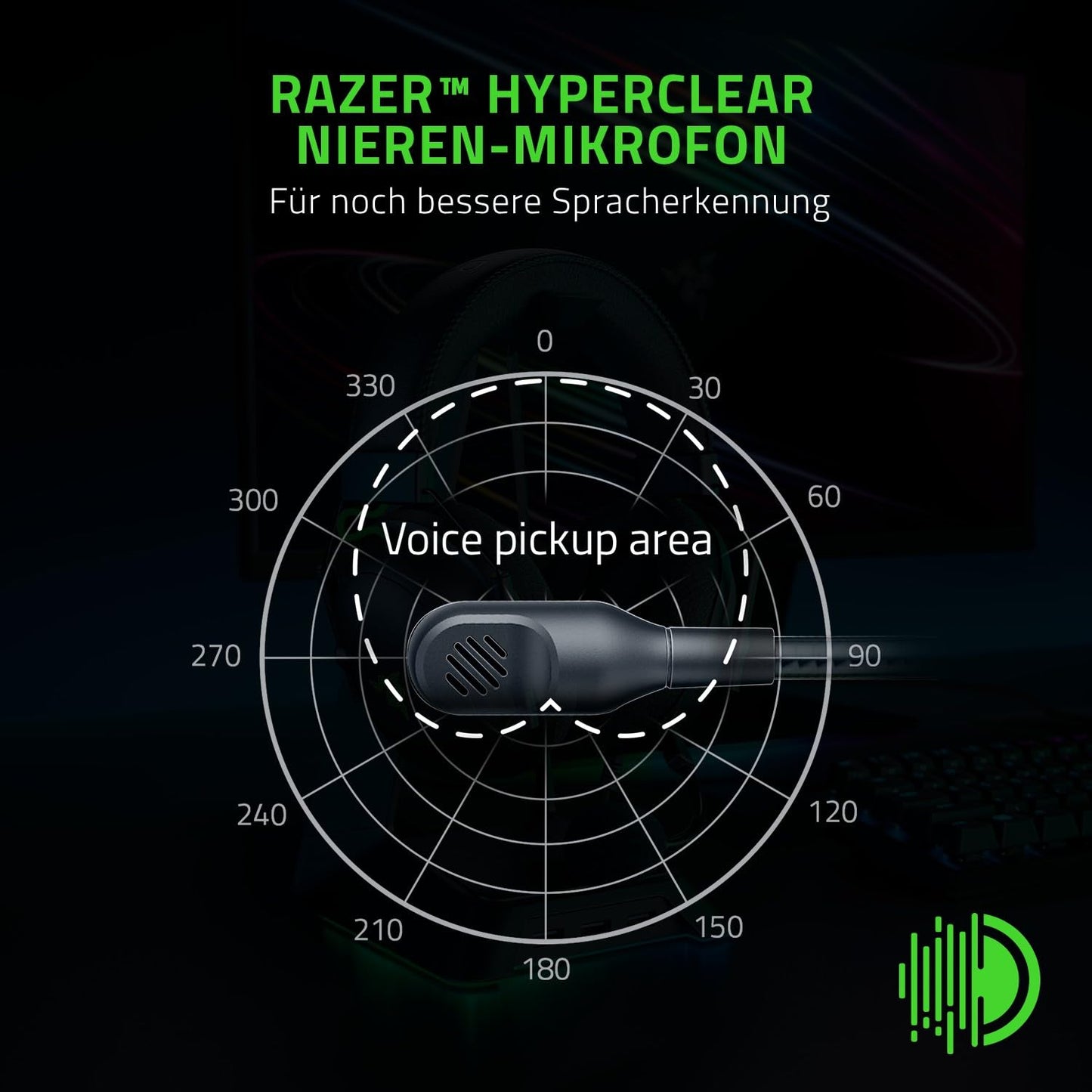 Razer BlackShark V2 X - Premium Esports Gaming Headset (Wired Headphones with 50mm Driver, Noise Canceling for PC, Mac, PS4, Xbox One & Switch) Black - RZ04-03240100-R3M1