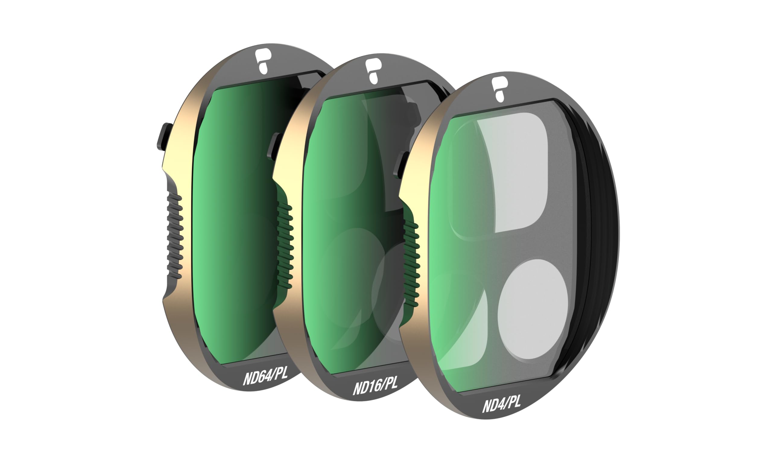 PolarPro - DJI Mavic 4 Pro - Vivid ND/PL Filter Collection - Filter 3-Pack - ND4/PL, ND16/PL, ND64/PL - Fully Compatible with Mavic 4 Pro Gimbal and Optics - M4PRO-VIVID