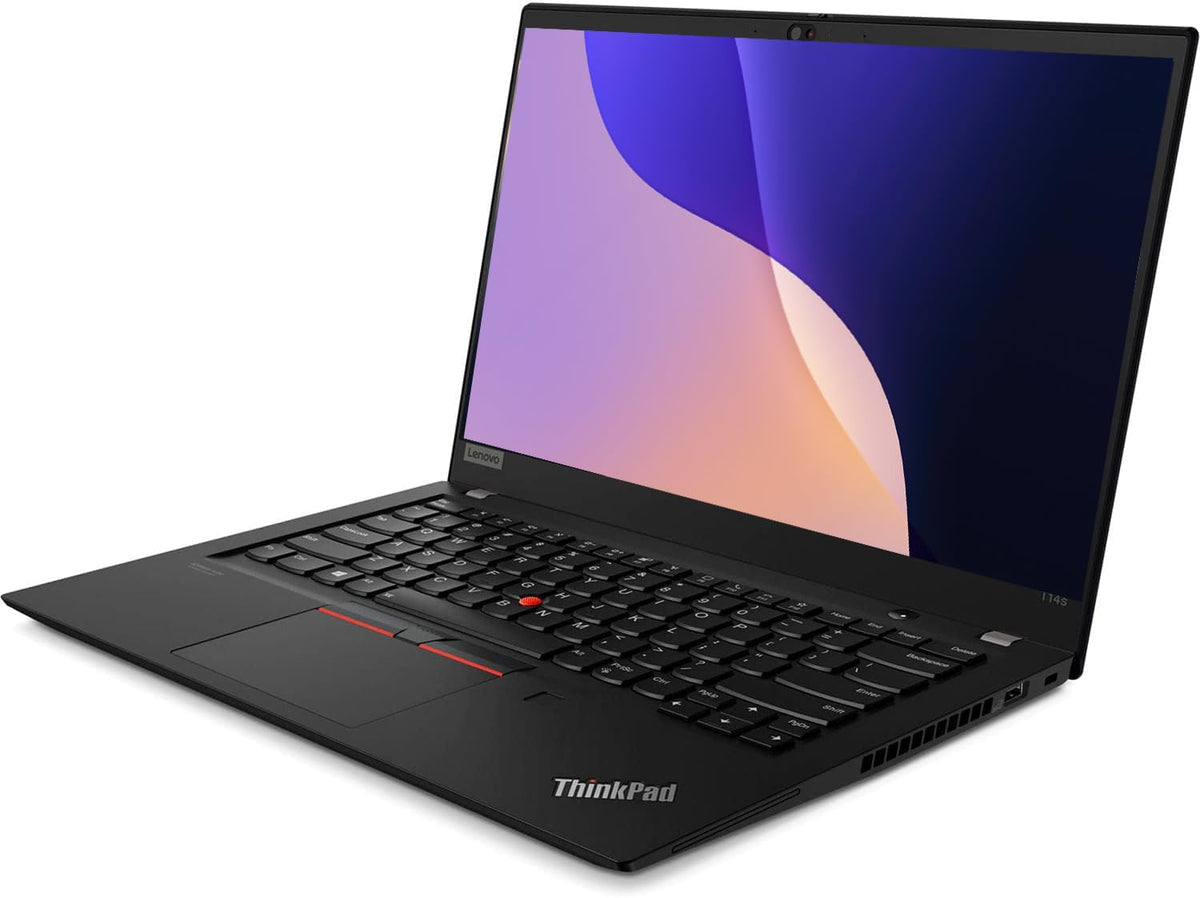 Lenovo Thinkpad T14s Gen 1 Laptop de afaceri, notebook de 14" FHD, Intel Core i5-10210U, 16GB DDR4, 256GB NVMe SSD, tastatură US QWERTY, Windows 11 Pro (recondiționat)