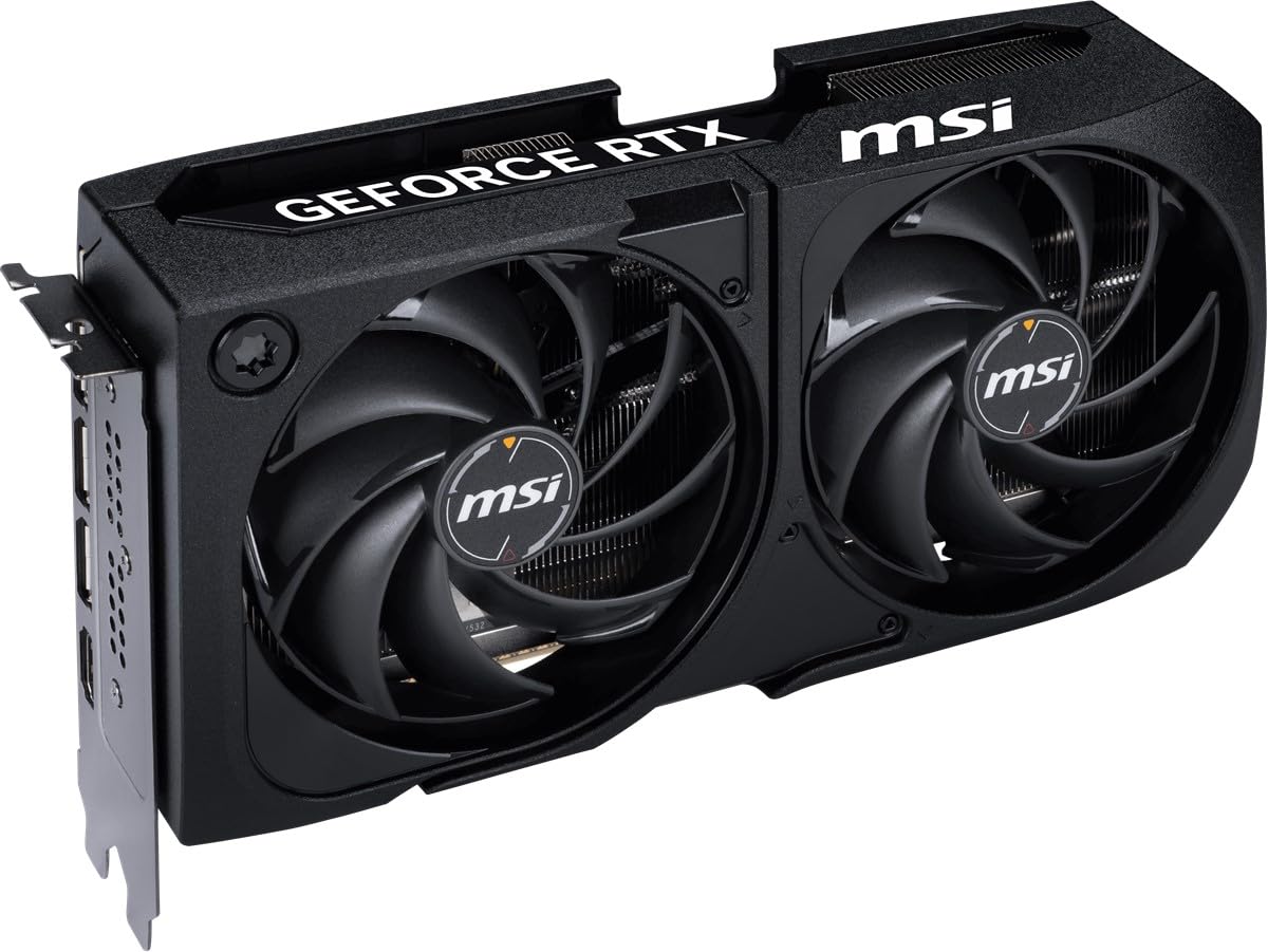 MSI GeForce RTX 5070 12G Shadow 2X OC - 12GB GDDR7 (28Gbps/192-bit), PCIe 5, Boost: 2542 MHz, HDMI 2.1b, DisplayPort 2.1b - V532-005R