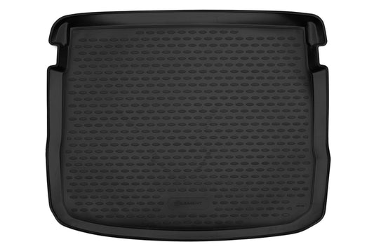 Element precisely fitting premium anti-slip boot mat suitable for SEAT Ateca 2016 -> upper loading floor/movable floor | 100% custom-fit anti-slip car mat - HromTech