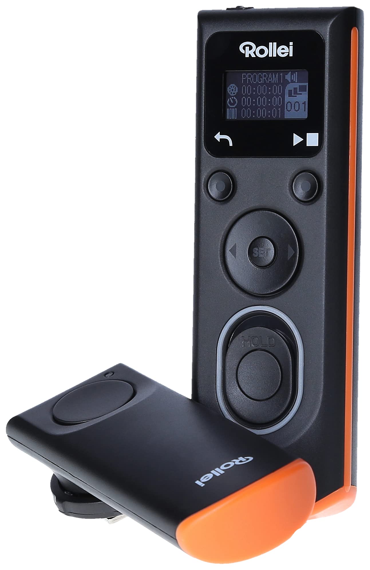 Rollei wireless remote shutter release for Sony - allows wireless remote shutter release, long exposures, continuous shooting and time interval recordings of your (manufacturer) DSLM/DSLR camera, LCD display illuminated - 281120
