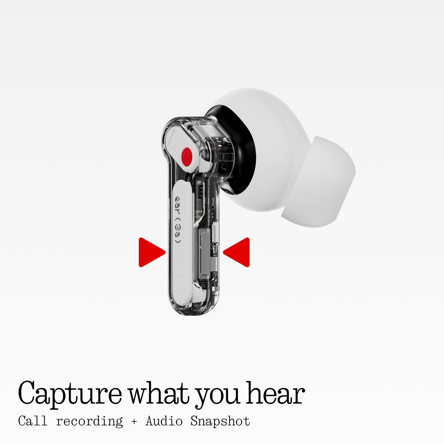 Nothing Ear (3a) sound-balancing earbuds, 45dB Hybrid ANC, high-resolution audio with 12mm dynamic bass boost, 6 microphones for clear calls and recordings