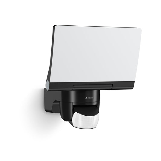 Steinel LED spotlight XLED Home 2 S black, floodlight, fully swiveling, 13.7 W, 180° with motion detector, 10 m range, 1550 lm - 33071