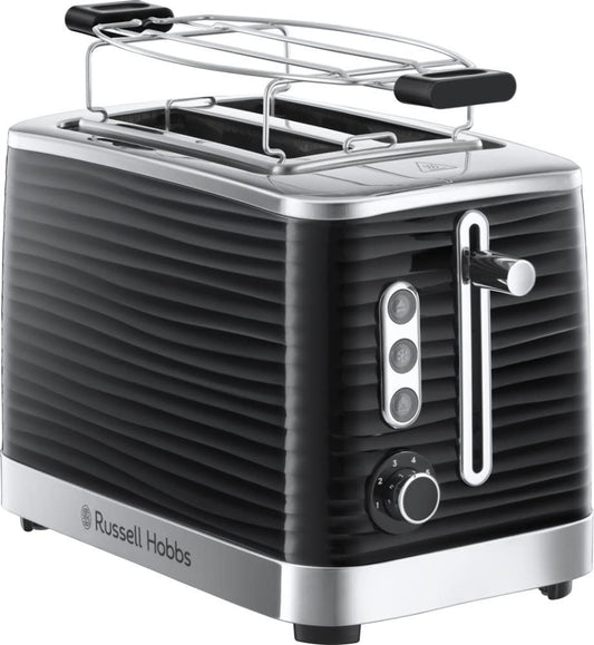 Russell Hobbs Toaster, Black, 2-Slice Model, 1050 Watt, 24371-56
