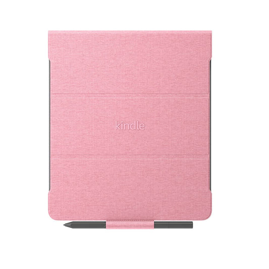 Amazon Kindle Scribe Flip Case with Magnetic Attachment | slim, lightweight design | (only suitable for Amazon Kindle Scribe), fabric, pink - 53-100076