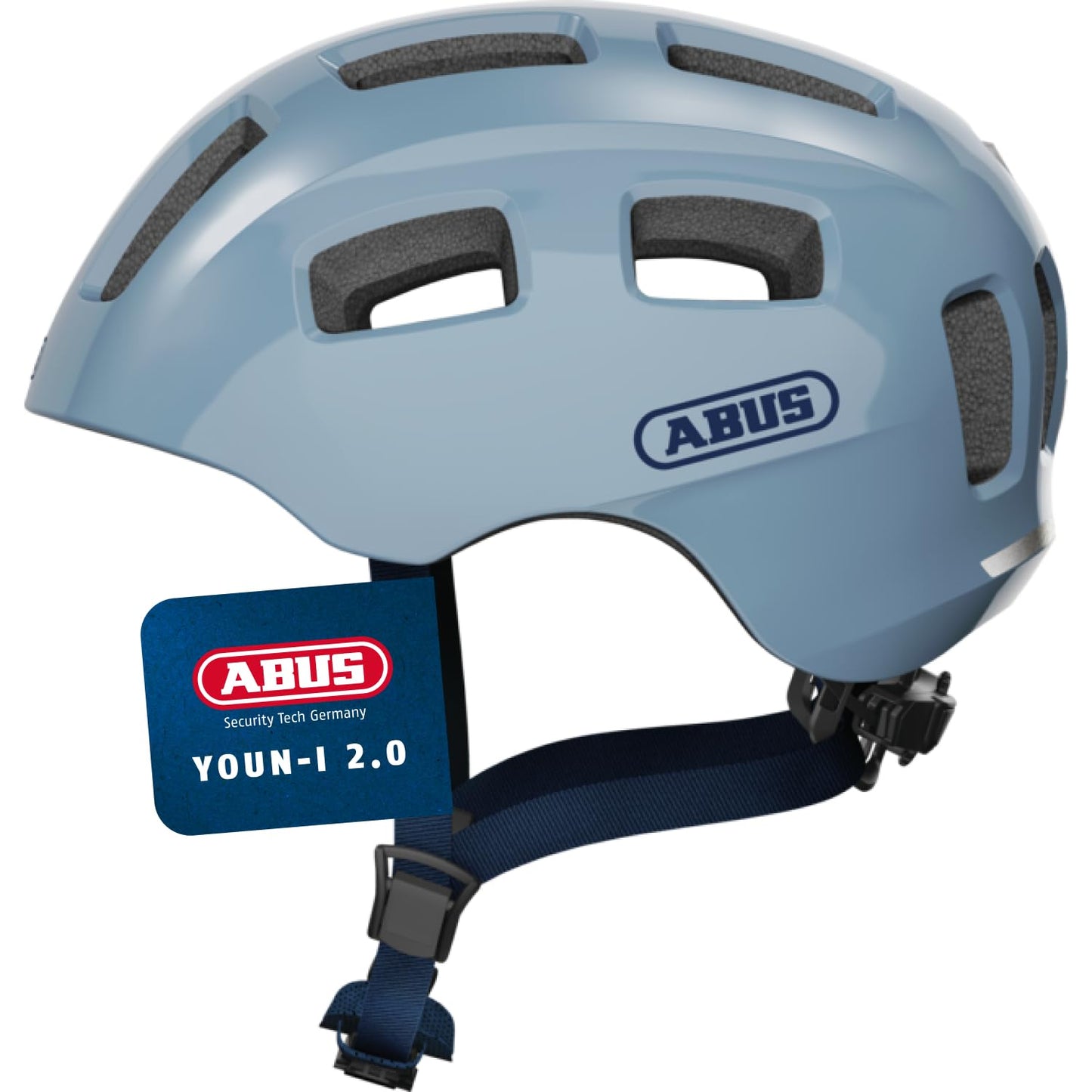 ABUS Unisex, bicycle helmet, light blue (Glacier Blue), M (52-57 cm) - 40155